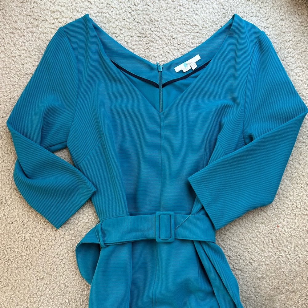 Never worn! Boden Margie Ottoman v-neck sheath dress, size 10 Regular
